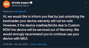 Generally speaking warranties provide consumers with a guarantee that the. Unlocking Bootloader Won T Void Warranty Says Xiaomi Know More