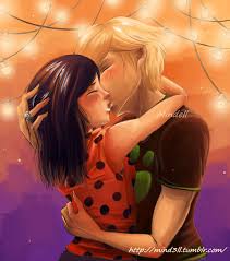 This miraculous ladybug fan art might contain anime, comic book, manga, and cartoon. Miraculous Marinette And Adrien By Mind3ll On Deviantart