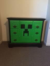 Diy Minecraft Dresser Diy Minecraft Boy Room Decor