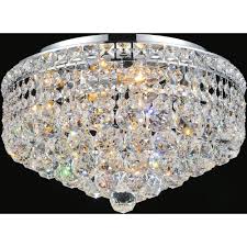 Cwi Lighting Luminous 5 Light Chrome Flush Mount 8002c16c Semi Flush Ceiling Lights Chrome