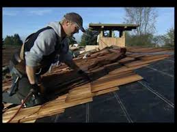 A cedar shake roof is the most popular type of roof covering, and it offers greater insulation when compared with asphalt shingles. Western Red Cedar Installation Instructions Part One Anglo American Cedar Products Ltd Youtube