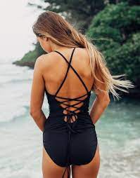 The Cove Swimsuit If You Liked Our Classic Flattering Weekender You Ll Love This Black Version It S Slimming Provides Swimsuits Swimwear Monokini Swimsuits