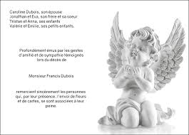 Carte De Remerciements Obseques Theme Symboles Murmure D Ange Sculpture Carteremerciem Carte Remerciement Carte De Remerciement Deces Remerciement Deces