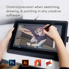 You might want to adjust the active area on your tablet so that a smaller pen movement correlates with a larger screen movement. Amazon Com Wacom Dtk1660k0a Cintiq 16 Drawing Tablet With Screen Computers Accessories