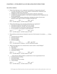 Chapter 3 Fundamentals Of Organization Structure