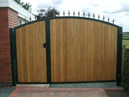 Metal And Wood Gallery House Gate Design Wooden Gates Driveway Fence Gate Design