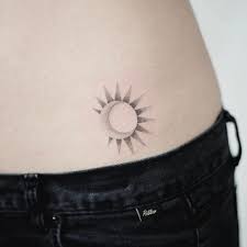 Shared By Veronica Find Images And Videos On We Heart It The App To Get Lost In What You Love Sun Tattoos Sun Tattoo Small Moon Tattoo Designs
