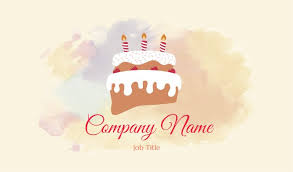 10+ free professional bakery business cards templates. Business Card Templates Cake