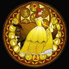 Disney princess stained glass puzzle. Jigsaw 204 Piece Jigsaw Puzzle Disney Princess Bell The Beauty And The Beast Glass Art Toys Hobbies