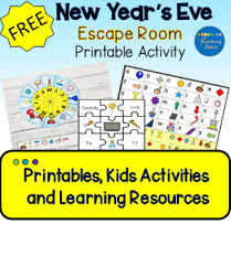 Our new room, the mystic's cabin, is a little spookier, but just as challenging! Escape Room Puzzles For New Year S Eve Hands On Teaching Ideas