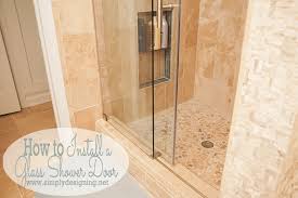 How To Install A New Shower Door Simply Designing With Ashley