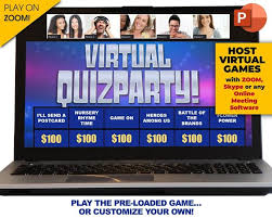 Play lovatts free online trivia. Virtual Quizparty Trivia Game Play On Zoom Pc Mac Etsy Virtual Games Make Your Own Game Powerpoint Games