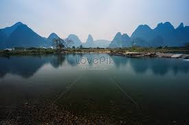 The bridge is 2.2 meters high, 26 meters long and 4 meters wide. Yangshuo Yulong River Photo Image Picture Free Download 500778844 Lovepik Com