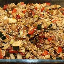 Ratatouille Mit Hirse Aus Dem Romertopf Von Bettyboou Chefkoch Ratatouille Chefkoch Kochen