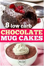 8 Low Carb And Keto Chocolate Mug Cake Recipes That Only Take 1 Minute To Cook Easy Low Carb Mu Low Carb Mug Cakes Low Carb Recipes Dessert Low Carb Chocolate