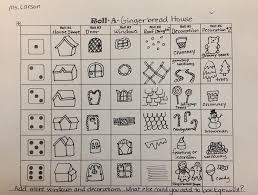 Roll A Dice And Create A Drawing Of A Gingerbread House Made By Me Laura Larson Elementary Art Lesso Holiday Art Projects Winter Art Lesson Art Sub Lessons