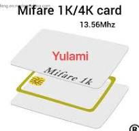 RFID High Frequency Hf Blank White Proximity PVC IC Contactless Smart Card  MIFARE 1K/4K 13.56MHz IC Chip Card