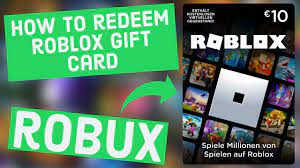 Make sure that you're logged into your roblox account on which you want to redeem the code. How To Redeem A Robux Gift Card Roblox Youtube