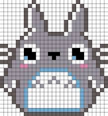 Hama Beads Ghibli Pesquisa Google Pixel Art Pattern Pixel Art Cross Stitch Patterns