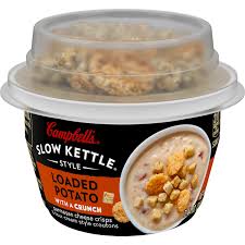 Makes the perfect appetizer to bring to any party. Campbell S Slow Kettle Style Soup With Crunchy Toppings Loaded Potato Soup 7 44 Oz Cup Buy Groceries Online Grocery Delivery Mail Order