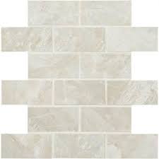 Subway tile and small mosaic tile also make great bathroom tile. American Olean Mirasol Silver Marble 2 X 4 Mosaic Ceramic Porcelain Tile Phoenix Tucson Az Houston Tx Express Flooring