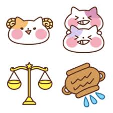 Scroll down to see the best emojis for your zodiac sign, and start using them today! Zodiac Sign Cat Line Emoji Line Store