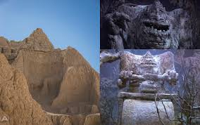 #the neverending story #big good strong hands #rock biter. Cliff In The Badlands Looks Like The Rockbiter From Neverending Story Imgur