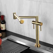 Maybe you would like to learn more about one of these? Contemporary Deck Mount Pot Filler Kitchen Faucet Retractable In Chrome Solid Brass In 2021 Pot Filler Kitchen Kitchen Faucet Pot Filler
