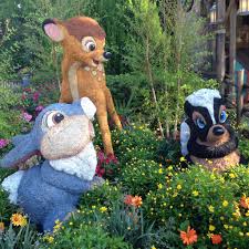 Maybe you would like to learn more about one of these? Bambi Friends Topiary Epcot Flower Garden Festival All Natural Materials Used To Create The Topiaries Moss Flower Sculptures Floral Decor Grass Flower