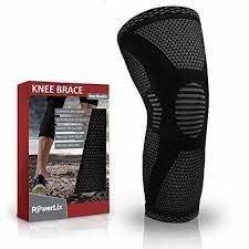 Powerlix Compression Knee Sleeve Best Knee Brace For Meniscus Tear Arthritis Ebay Knee Compression Sleeve Meniscus Tear Knee Sleeves
