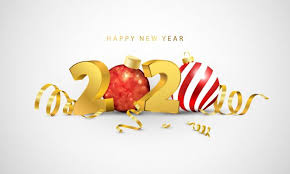 Happy New Year 2020 Greeting Card Design With Gold Confetti Happy New Year Pictures New Year Card Design Happy New Year Photo