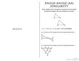 Triangle Similarity Aa Sss Sas Guided Practice Similar Triangles Similarity