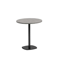Cet ensemble de meubles de cuisine combine une qualité de fabrication et une esthétique sobre qui s'adaptera à tous les intérieurs. Petite Table De Cuisine Ronde Diametre 70 Cm En Stratifie Avec Pied Central Circa 4 Pieds Com