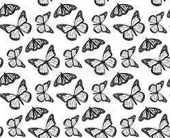 Most relevant best selling latest uploads. Seamless Vector Butterfly Pattern Black And White Butterflies Background For Design Banner Wrapping Textile Fabric Stock Vector Illustration Of Natural Graphic 162407350