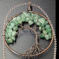 These beautiful copper wire trees are custom made and hand crafted by me. Free Shipping Women Beatiful Tree Of Life Aventurine Wire Wrap Round Art Necklace With Chain 1pcs C4469n Tree Of Life Art Necklacetree Of Life Necklace Aliexpress
