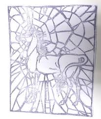 Download Unicorn Stained Glass Rubber Stamp Large Xl Big Stamps Coloring Book Look Horses 15 00 Picclick