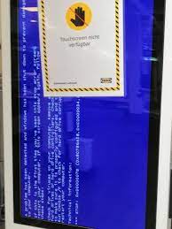 ive seen this yesterday at my local ikea bsod pbsod blue screen bsod funny pictures