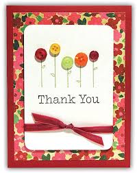 Card making kits diy handmade greeting card kits for kids, christmas card folded cards and matching envelopes thank you card art crafts crafty set gifts for girls boys. Flowers To Thank You Card Thank You Cards From Kids Button Cards Hand Made Greeting Cards