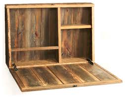 Looks great in your living room lay your drop down desk front on it's face directly in front of the desk frame. Drop Down Secretary Desk Made From Reclaimed Wood Rustic Desks And Hutches By Grindstone Design