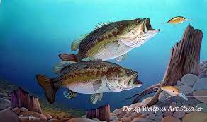 Maybe you would like to learn more about one of these? Fish Print Largemouth Bass Painting Lure Water Acrylic Etsy Wildlife Prints Wildlife Art Fish Art