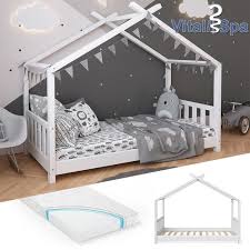 Rose anthracite avec points dorés. Lit Pour Enfant Vitalispa Lit Cabane Design 80 X 160 Barriere Enfants Bois Cabane Lit Cabane Cdiscount Maison