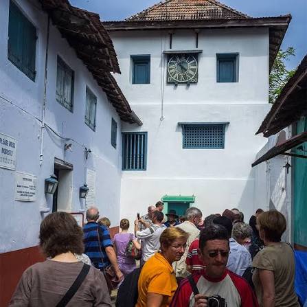 The synagogue at the end of a quiet lane in the old Jewish quarter of Cochin, Kerala. Photograph circa 1930s. Latest photo in the comments section .