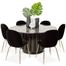 Eden Rock Dining Table In 2020 Modern Dining Table Dining Table Dining Table Black
