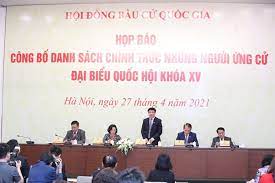 Công bố danh sách 499 đại biểu quốc hội khóa xv. Cong Bá»' Danh Sach Chinh Thá»©c 868 NgÆ°á»i á»©ng Cá»­ Ä'áº¡i Biá»ƒu Quá»'c Há»™i Khoa Xv