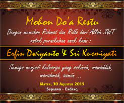 May 25, 2019 · banner wedding spanduk pernikahan simpel praktis murah xx cm banner mohon doa restu pernikahan contoh mohon doa restu pernikahan terkeren spanduk pernikahan mohon doa. 20 Trend Terbaru Banner Mohon Doa Restu Pernikahan Cdr Stylus Point