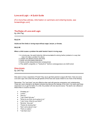 Potential employers often call for employee references, but many prefer to use a reference questionnaire form. Love And Logic A Quick Guide