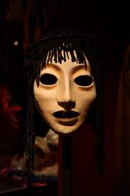 Masks for The Oresteia, 1981. These masks were designed by Jocelyn Herbert  for the Greek play The Oresteia by Aeschylus.