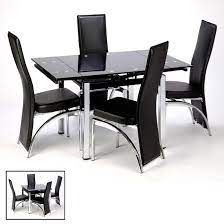 ₹ 17,103/ set get latest price. Paris Extending Black Dining Table And Chairs Extendable Glass Dining Table Dining Table Black Glass Dining Table