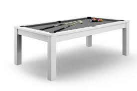 billard convertible en table americain blanc billard billard convertible table a manger noyer