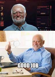 Harold, hide the pain harold, meme, guttsaw, old, creepy, sad, beard, weird, funny, silly, harold, smile, teeth, depressed, polish, old man, hide the pain, andras arato, andras, arato, andras arato face, covid. Hide The Pain Harold Thumbs Up Memes Gifs Imgflip